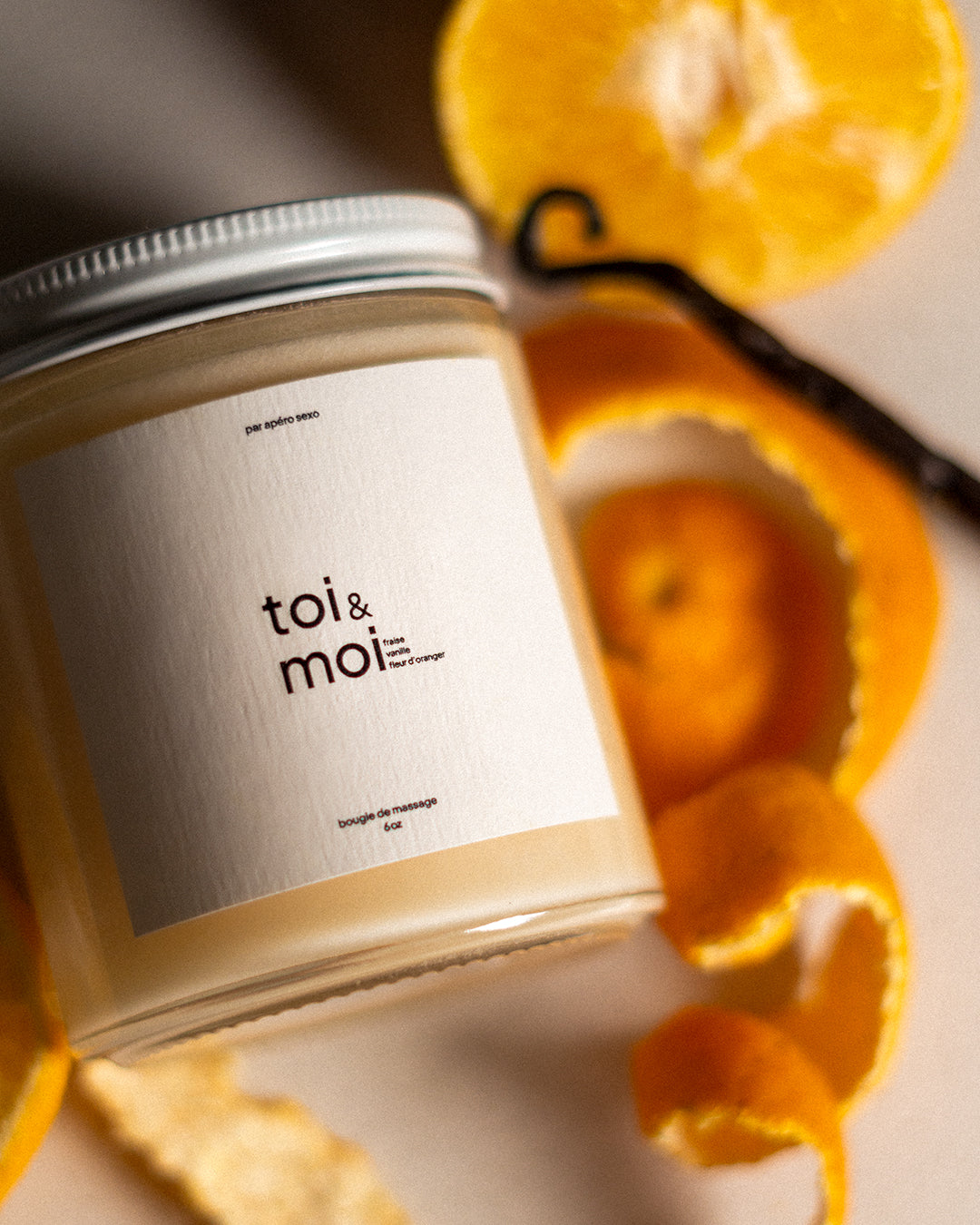 Bougie à massage · toi & moi