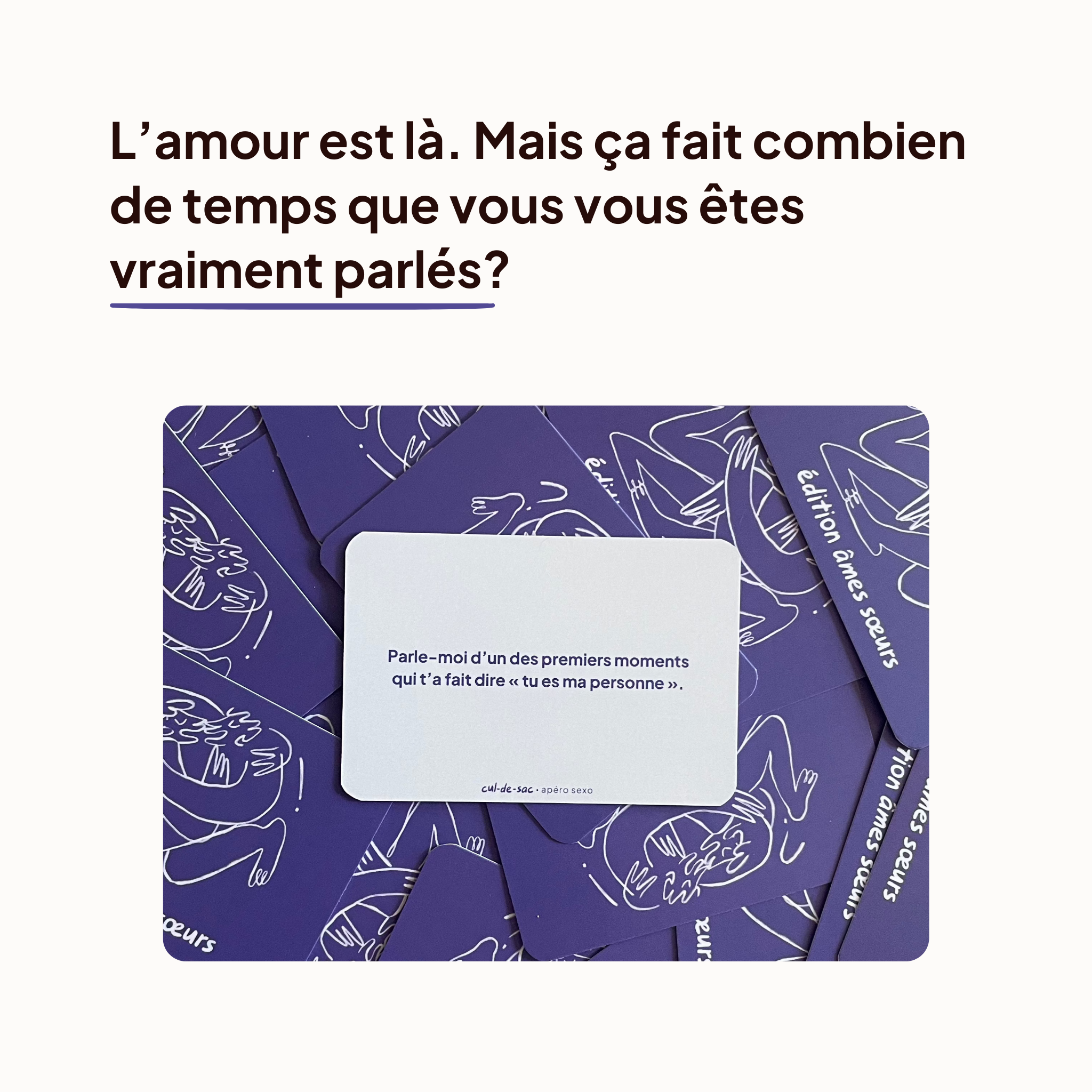 Cul-de-Sac · Édition âmes soeurs & sexu