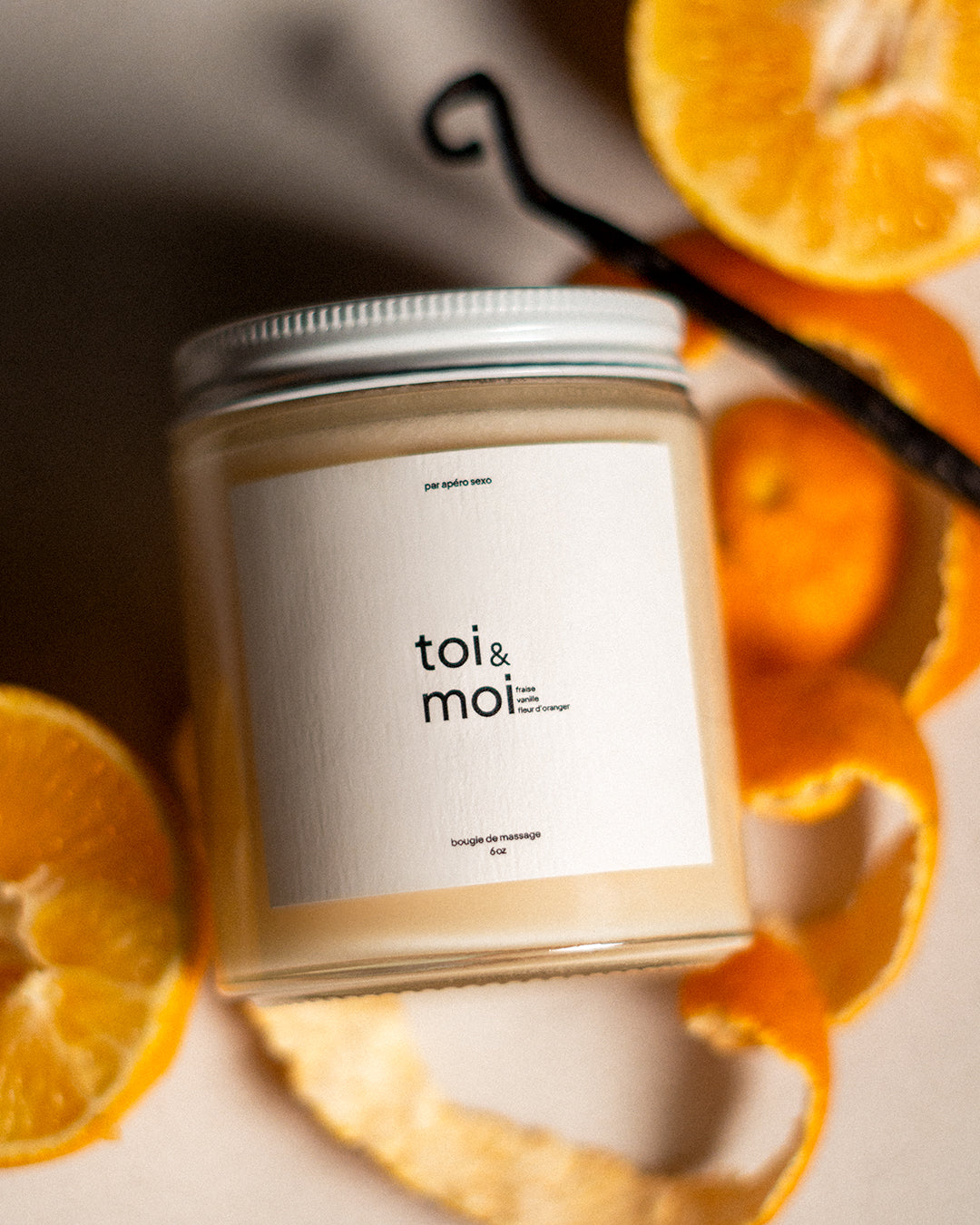 Bougie à massage · toi & moi